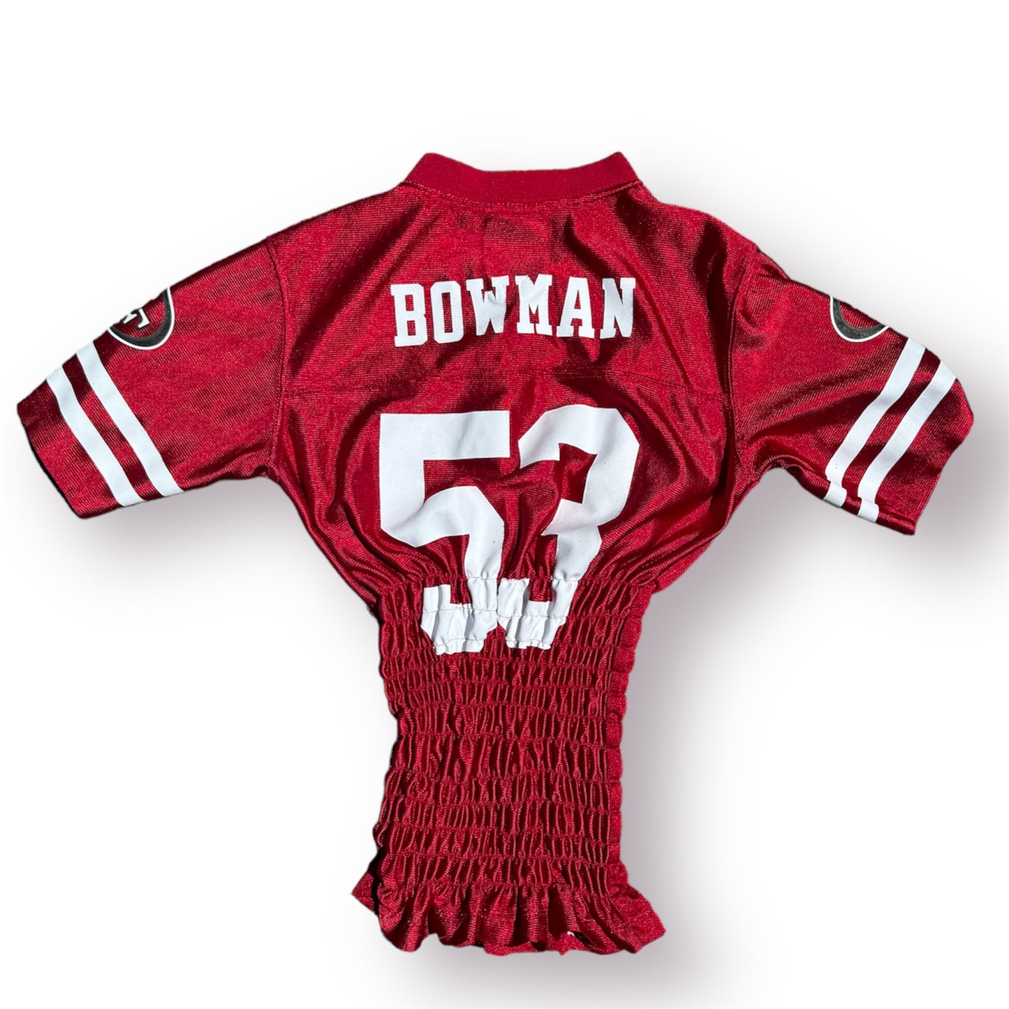 Shirred Football 49er Jersey Red